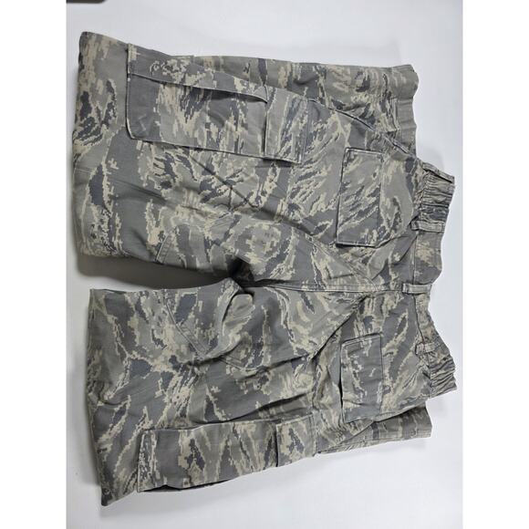 Military Pants Womens 10 Short 10S Trousers Utility Air Force Camouflage - Picture 5 of 6